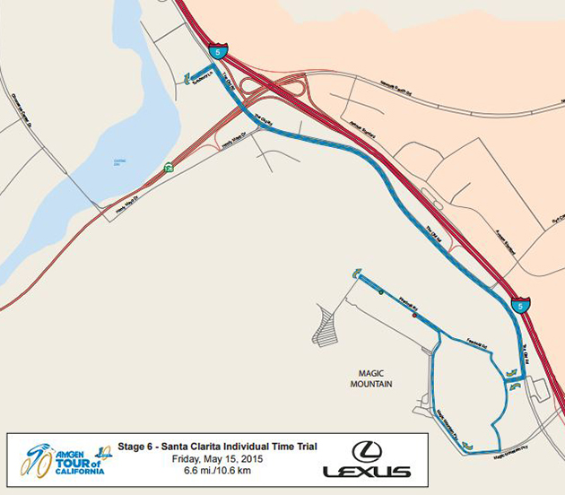 Time trial map